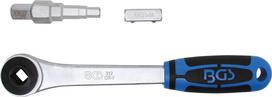 Terkšlė kiauryminė su pakopiniu adapteriu | vidinis kvadratas 12,5 mm (1/2") (314)