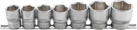Galvučių rinkinys, šešiakampės | 12,5 mm (1/2") | 20 - 32 mm | 7 vnt. (9108)