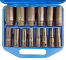 Smūginių ilgų galvučių rinkinys | 12,5 mm (1/2") | 10-32 mm | 14 vnt. (SK1214)