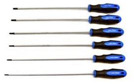Atsuktuvų rinkinys | ilgas tipas | T-star (Torx) T10 - T30 | 6 vnt. (V1591)