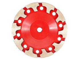 Deimantinis šlifavimo diskas | lėkštės tipo | T-formos eilė | M14x125 mm (TF0125)