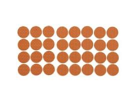 Lipnūs padukai baldams rudi 18mm/32vnt. (74881)