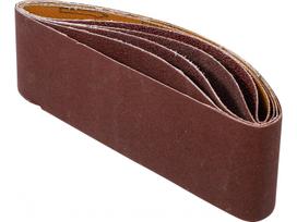 Šlifavimo juostų rinkinys | juostiniam šlifuokliui | 75 x 533 mm | K 40 - 60 - 80 - 120 - 240 | 5 vnt. (80822)