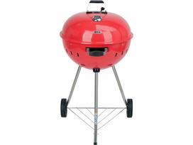 Apvali kepsninė / grilis | XXL grotelės 54 cm, raudona (YG-20304)