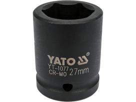 Galvutė smūginė šešiakampė | 20 mm (3/4") | 27 mm (YT-1077)