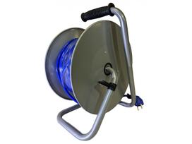 Ilgintuvas su metaliniu būgnu | 4 hermetinės rozetės | 3×2.5 mm² | 50 m (EG-0060)