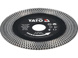 Deimantinis pjovimo diskas keramikai | 125 × 22,23 mm, segmentas 1,8 × 10/20 mm (YT-59973)