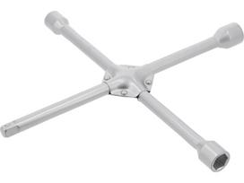 Raktas ratams kryžminis – tvirtas, grūdinto plieno – 17/19/21 mm ir 1/2" (YT-08004)
