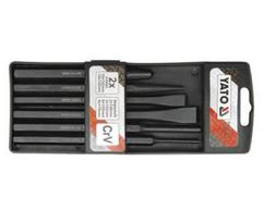 Kaltų / išmušėjų komplektas – 6 vnt (YT-4712)
