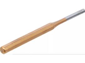 Išmušėjas bukas – cilindrinis, grūdintas – Ø6 × 150 mm, CrV, lakuotas kotas (1651-6)