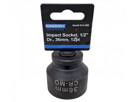 Smūginė galvutė | 12 kampų | 12,5 mm (1/2") | 36 mm (S12-36B)