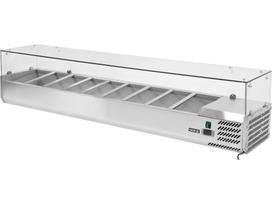 Šaldymo vitrina antstatas 9×GN 1/3 | 200 × 39,5 × 43,5 cm (YG-05332)