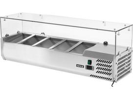 Šaldymo vitrina antstatas 5×GN 1/4 | 120 × 33,5 × 43,5 cm (YG-05320)