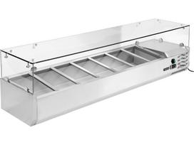 Šaldymo vitrina antstatas 7×GN 1/3 | 150 × 39,5 × 43,5 cm (YG-05331)