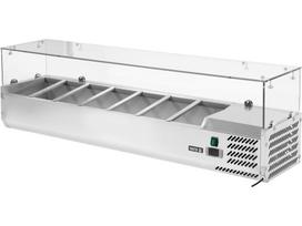 Šaldymo vitrina antstatas 7×GN 1/4 | 150 × 33,5 × 43,5 cm (YG-05322)