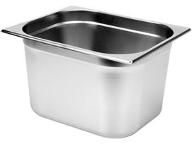 Gastronominis indas GN 1/2 | 325 × 265 × 200 mm | nerūdijantis plienas | 11,5 l (YG-00265)