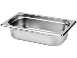 Gastronominis indas GN 1/4 | 265 × 162 × 65 mm | nerūdijantis plienas | 1,5 l (YG-00282)