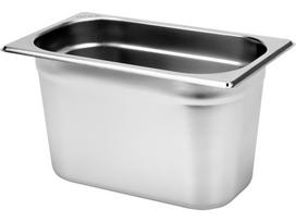 Gastronominis indas GN 1/4 | 265 × 162 × 150 mm | nerūdijantis plienas | 3,1 l (YG-00284)