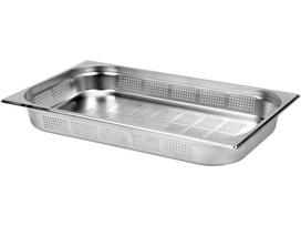 Perforuotas gastronominis indas GN 1/1 | 530 × 325 × 65 mm | nerūdijantis plienas | 8,5 l (YG-00342)