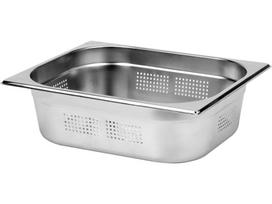Perforuotas gastronominis indas GN 1/2 | 325 × 265 × 100 mm | nerūdijantis plienas | 5,5 l (YG-00356)
