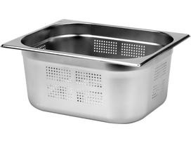 Perforuotas gastronominis indas GN 1/2 | 325 × 265 × 150 mm | nerūdijantis plienas | 9,5 l (YG-00357)