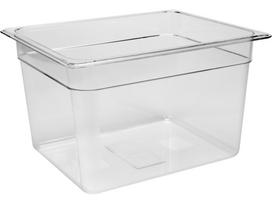 Gastronominis indas GN 1/2 | 325 × 265 × 200 mm | PC polikarbonatas | 11,7 l (YG-00403)