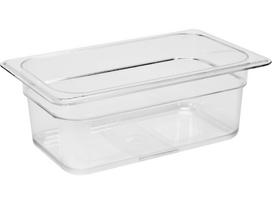 Gastronominis indas GN 1/4 | 265 × 162 × 100 mm | PC polikarbonatas | 2,5 l (YG-00420)