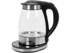 Elektrinis stiklinis virdulys LUND | LED | 1,8 l | temperatūros reguliavimas (68174)
