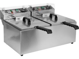 Elektrinė gruzdintuvė dviguba | 2 × 8 l | 2 × 3,3 kW (YG-04623)