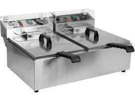 Elektrinė gruzdintuvė dviguba | 2 × 6 l | 2 × 3 kW (YG-04622)