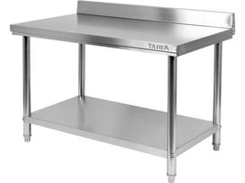 Sulankstomas prie sienos montuojamas stalas YATO | su lentyna | 150 × 70 × 95 cm (YG-09034)