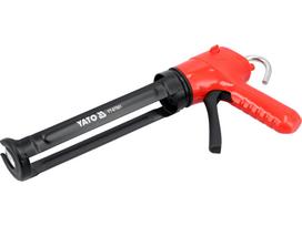 Pistoletas silikonui su srauto stabdymo vožtuvu 230 mm | 300 ml (YT-67501)