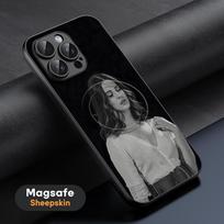 Singer L-lana Del R-Rey Star Phone Case For iPhone 17 16 15 14 13 12 11 Plus Pro Max  High-end Luxury Magsafe Sheepskin iPhone 15 Pro Max