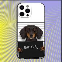 Dachshund Dog Love Phone Case For iPhone 16,15,14,13,12,11,Pro,X,XS,Max,XR,Plus,Mini Soft Black Cover iPhone13PRO