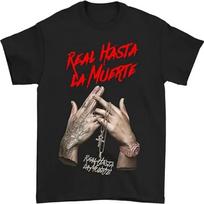 2024 New Real Hasta La Muerte T Shirt Highstreet Cool Anuel AA Short Sleeve Fashion Oversized Men T-shirt Women Round Neck Tops S įvairiaspalvis