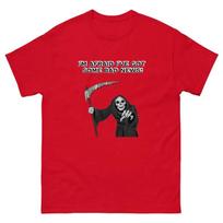 I'M Afraid I'Ve Got Some Bad News' Grim Reaper Classic T Shirt S įvairiaspalvis