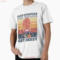 Take Chances Make Mistakes Get Me Made in USA Mens T Shirt S to 5XL vintage Washed Stylish Top For Everyday Wear Casual S įvairiaspalvis