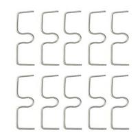 10Pcs Metal Fruit Tree Branch Puller Shape Fixator Branch Bending Tools  Orchard Maintenance 13cm/5.12in sidabras