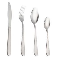 Premium 410 Stainless Steel Cutlery Set Featuring Creative Snake Skin Textured Handles