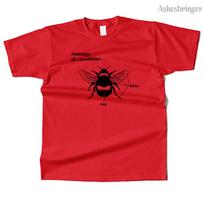 Unisexs Cotton Bumblebee Anatomy Graphic High Quality T Shirt Street Casual Style Tee for Unisex and Women M