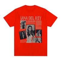 Lana Del Rey T Shirt Ultraviolence Music Album Tshirt Unisex Women Hip Hop Vintage Short Sleeve Loose T Shirts Harajuku Streetwear S
