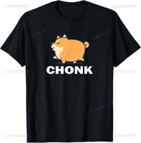 Funny Chonk Kawaii Kids Fat Shiba Inu Dog Lover TShirt Graphic T Shirts Kawayi Couple Custom Printed Graphic T Shirts Camisas S