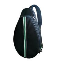 Zipper Closure Lightweight Sling Bag Waterproof Badminton Racquet Bag  Exercise Gym Equipment juoda