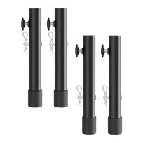 Table Leg Extenders Lightweight Sturdy for Folding/ Bent Table Detachable Folding Table Leg Risers Height Adjustable for Kitchen