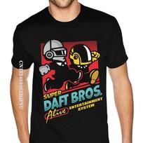 Christmas Daft Bros Daft Punk Tees For Men Custom Made Gothic Style Anime Tshirt Retro Cotton Crew Shirt Drop Shipping S įvairiaspalvis