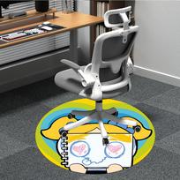 1pc The Powerpuff Girls Office Round Area Rug, Under Office Chairs Bedroom Living Room Home Decor, Room Deco, Available in Various Sizes157 80cm by 80cm