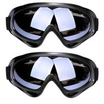 2Pcs Winter Outdoor Ski Snowboard Glasses Goggles Eyewear Motorcycle Windproof