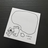Kawai Korean Same Ins Style Cat Dialog Box Animal Handbook Decorative Sticky Note Paper Stick Figur Book Office School Supplies