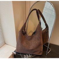 New autumn and winter lazy style armpit bag large capacity retro bag single shoulder child and mother bag portable tote bag ruda