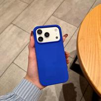 Luxury Original Silicone Case for iPhone 17 Air 16 15 14 13 12 Pro Max Plus 11 Shockproof Candy Official Liquid Soft Back Cover iPhone 15